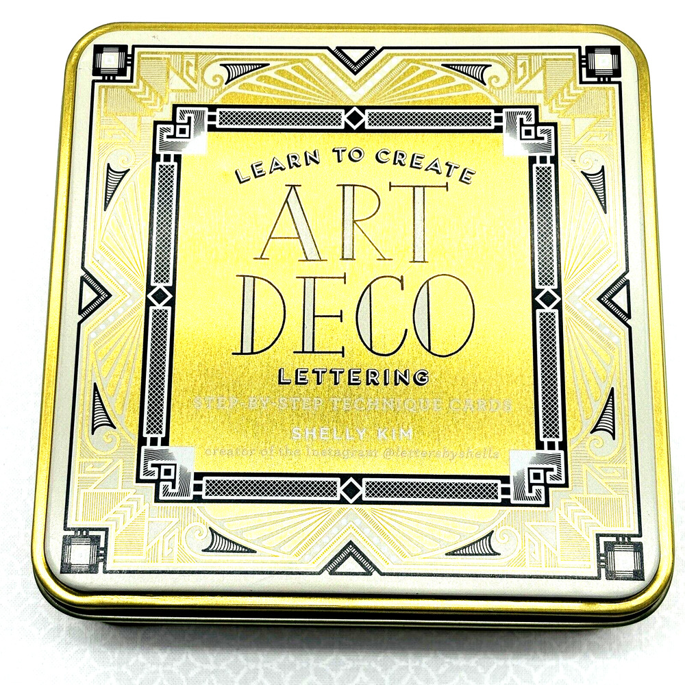 Calligraphy Technique Learn to Create Art Deco Lettering Kim Shelly Kit Book